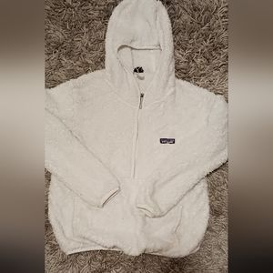 A warm fluffy Patagonia hoodie